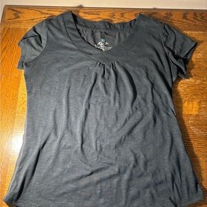 Kuhl Charcoal Short Sleeve V-Neck Tee